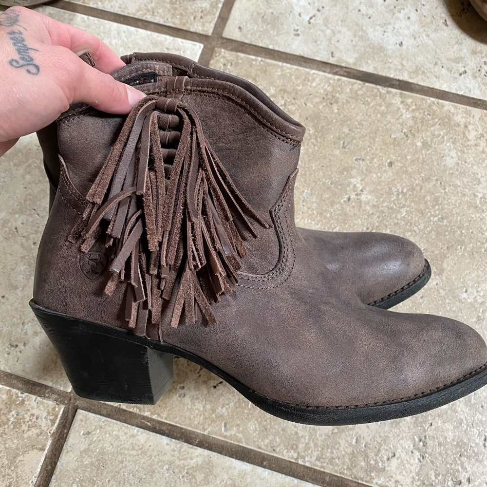 Ariat Fringe Booties